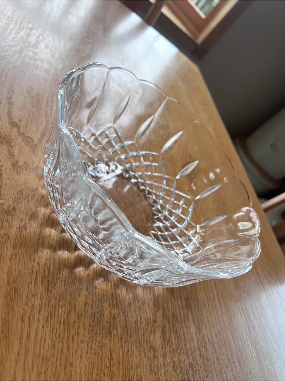 Vintage Royal Crystal Rock Opera pattern 9 inch round serving bowl made in Italy